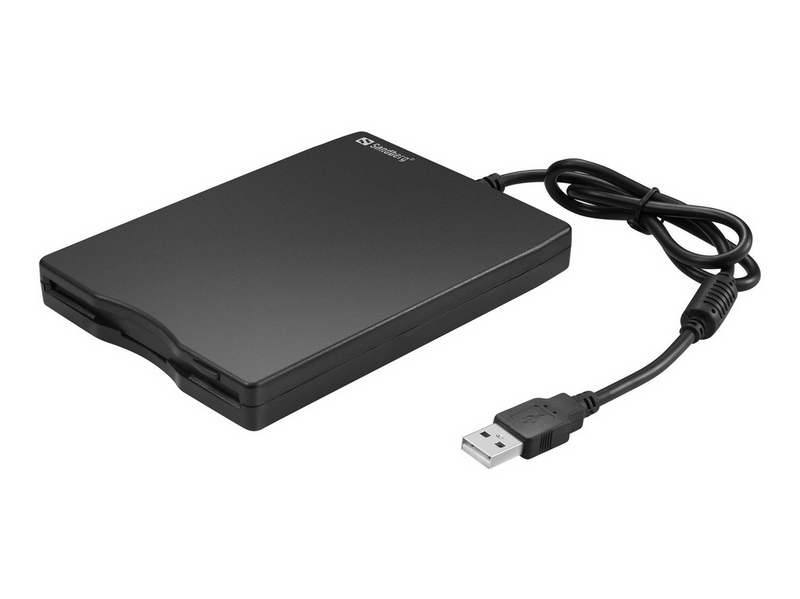 Sandberg USB Floppy Mini Reader - Floppy - USB - Schwarz