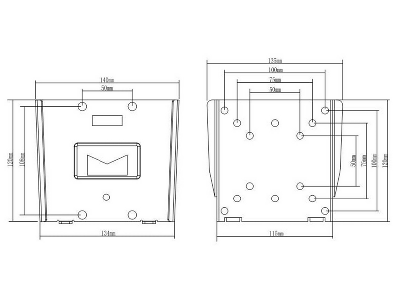 Multibrackets M VESA Wandmontage in