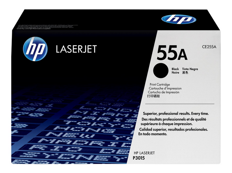 HP 55A / CE255A - Black Laser Toner - Tonerpatrone Schwarz