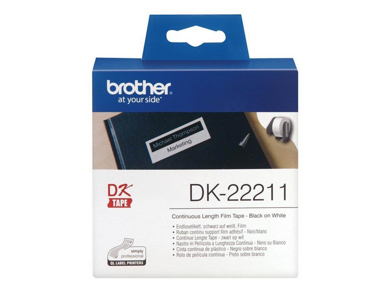 Brother Film tape brother 29 mm 15.24 m black/white