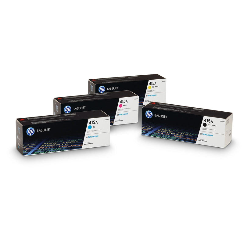 HP Inc. HP Original 415A Toner Cartridge - 4-Pack (W2031A, W2033A, W2032A, W2030