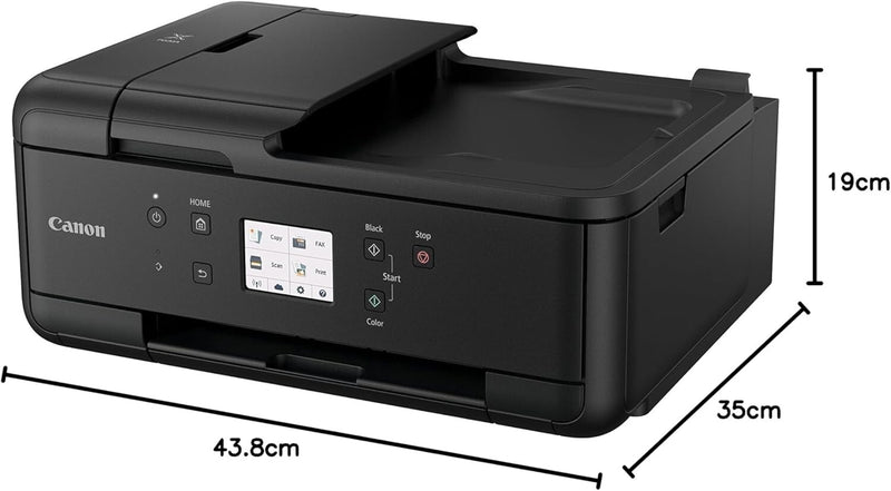 CANON Pixma TR7550 Tintenstrahldruck 4-in-1 Tinten-Multifunktionsdrucker (Farbe)