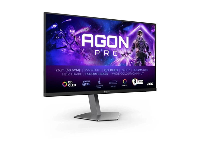 AOC AGON Pro AG276QZD2 – 27" 240 Hz QD-OLED gaming monitor