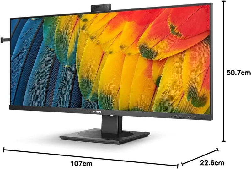 Philips 40B1U5600 – 40 Inch WQHD Monitor, Adaptive Sync, Speaker, Height-Adjus