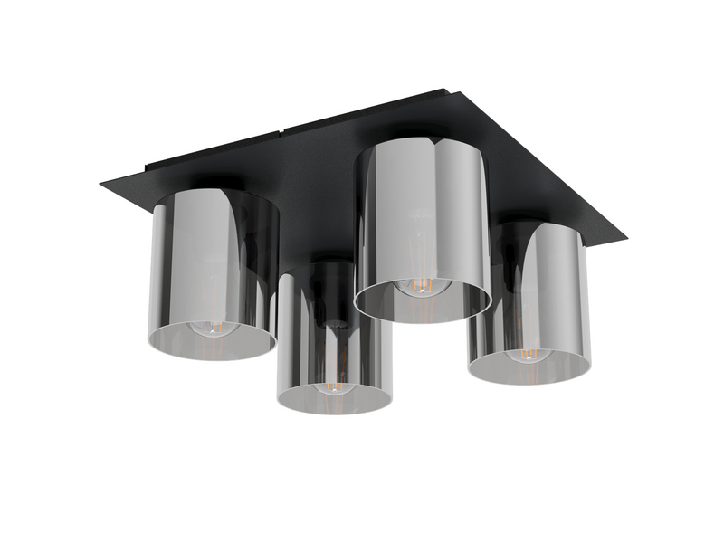 EGLO GOROSIBA 1 ceiling lamp black