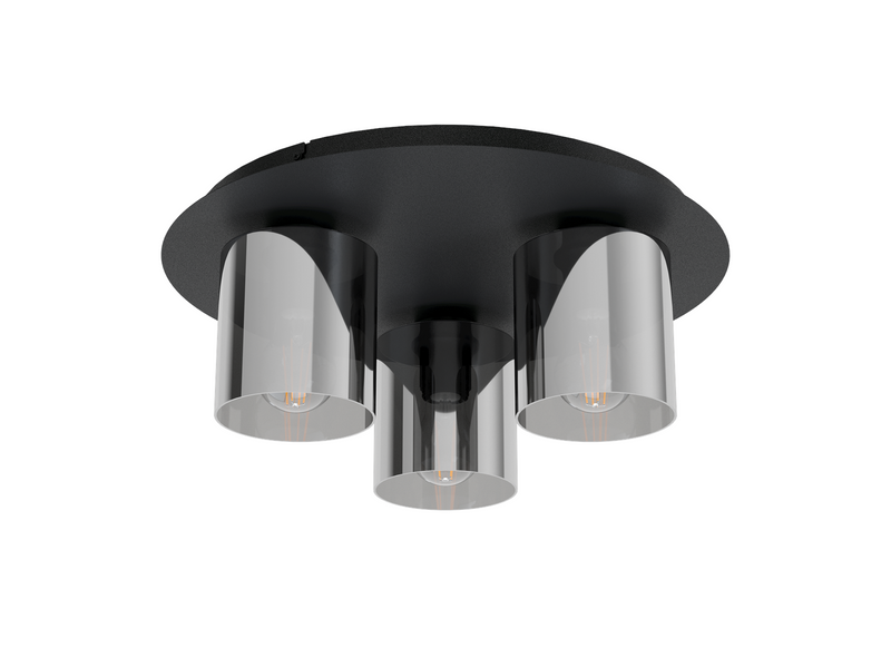 EGLO GOROSIBA 1 ceiling lamp black
