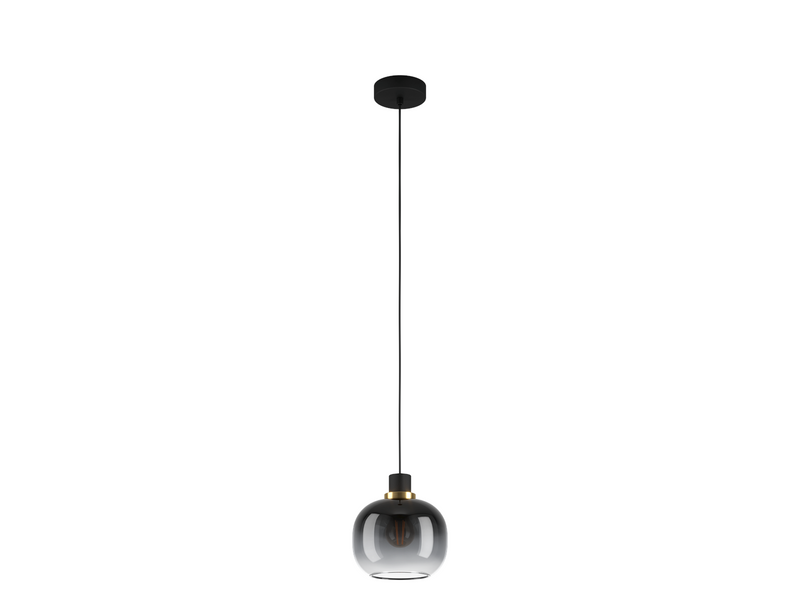 EGLO OILELLA pendant black/grey/transparent