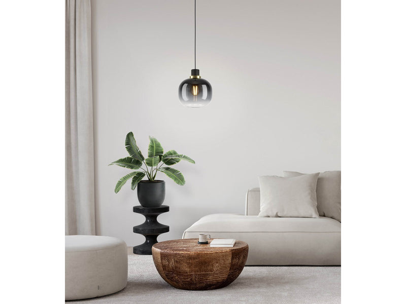 EGLO OILELLA pendant black/grey/transparent