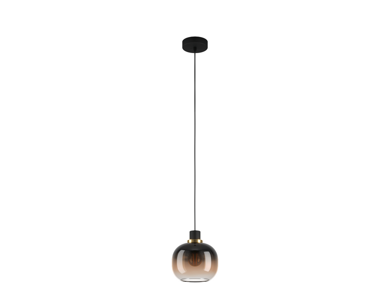 EGLO OILELLA pendant black/brown/transparent