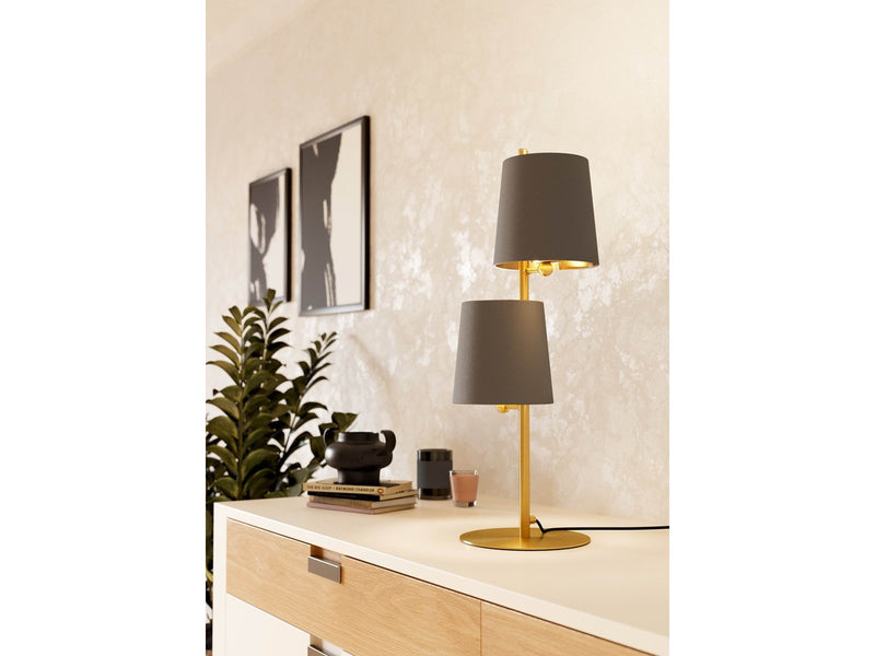 EGLO ALMEIDA 2 table lamp brushed brass