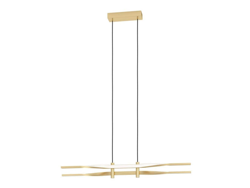 EGLO COLMEAL long table pendant brushed brass