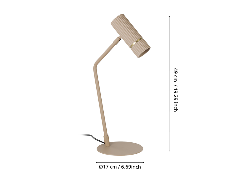 EGLO CAMINIA table light  sandy/brushed brass