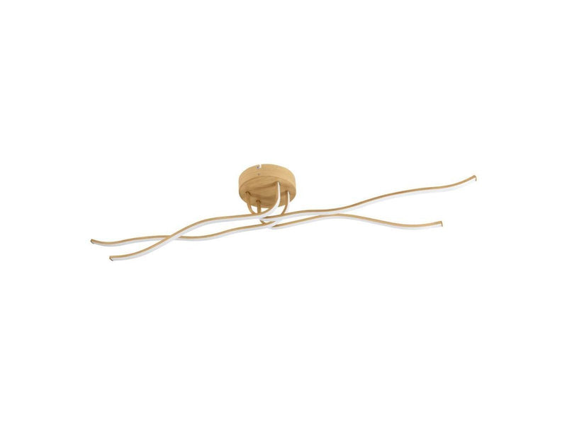 EGLO RONCADE 2 wall/ceiling lamp 4700lm 3000K light brown