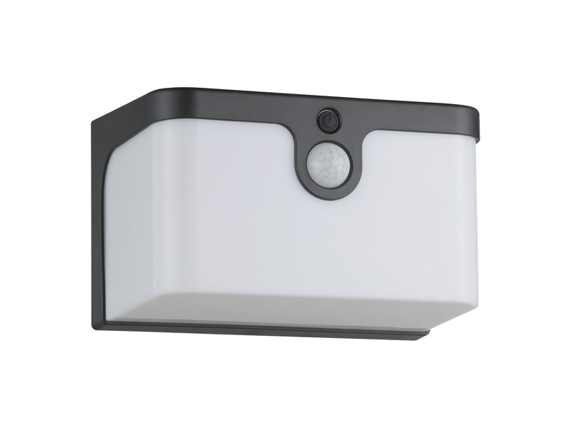 EGLO CROARA outdoor wall lamp solar cell anthracite