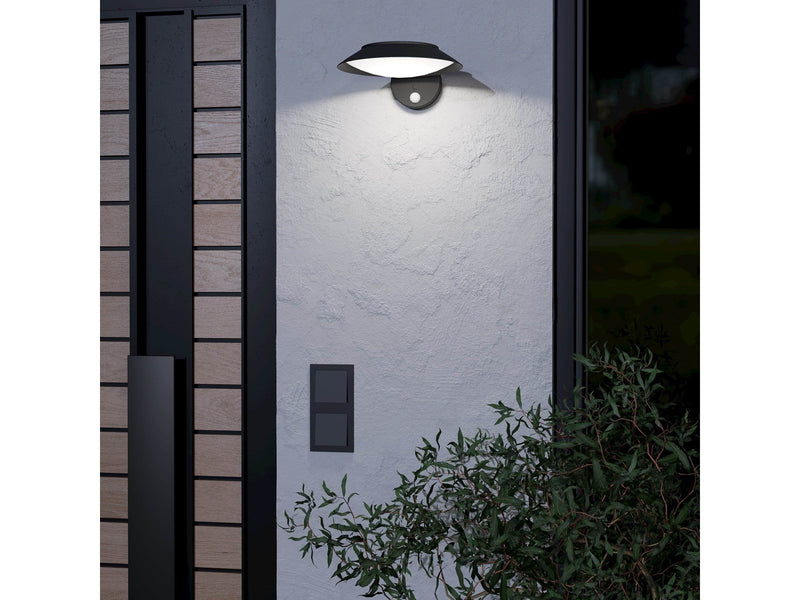 EGLO CERRISI outdoor wall lamp solar cell black