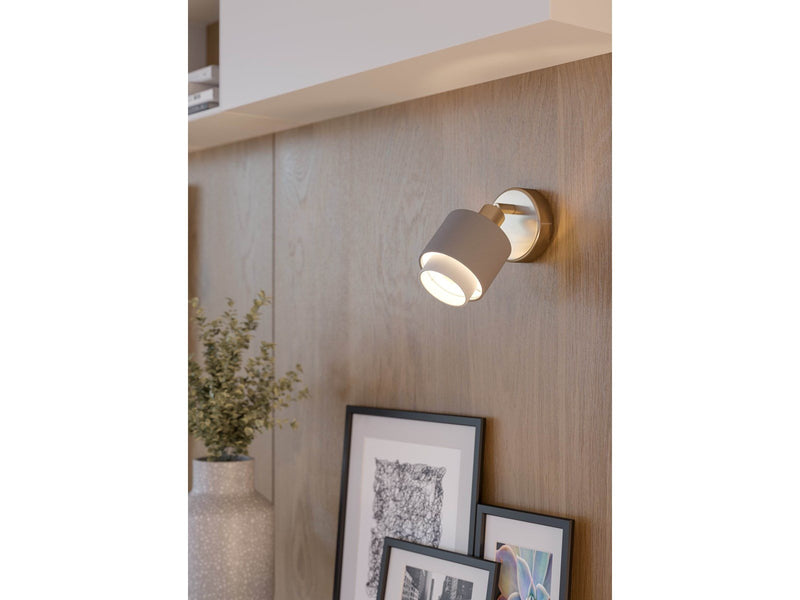 EGLO BELLIZZI spot brushed steel/grey