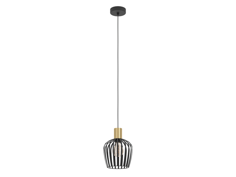 EGLO EMPOLI pendant black/brushed brass