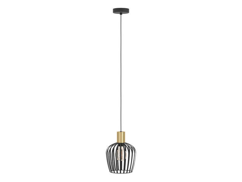 EGLO EMPOLI pendant black/brushed brass