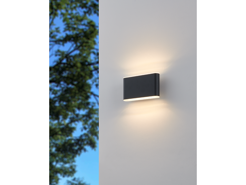 EGLO GRUTTI outdoor wall lamp anthracite