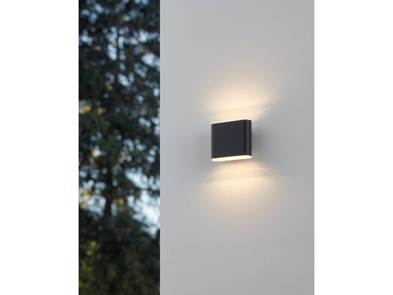 EGLO GRUTTI outdoor wall lamp anthracite
