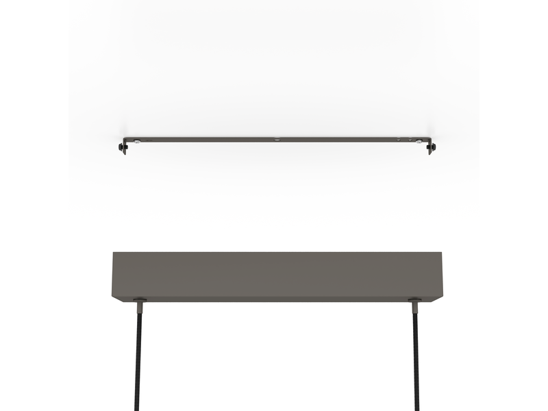 EGLO LISCIANA long table pendant 875 mm grey