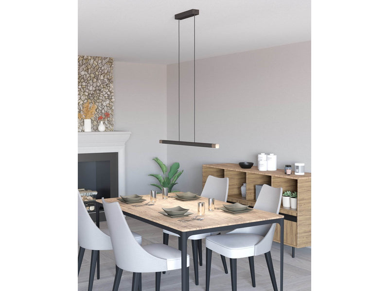 EGLO LISCIANA long table pendant 875 mm grey