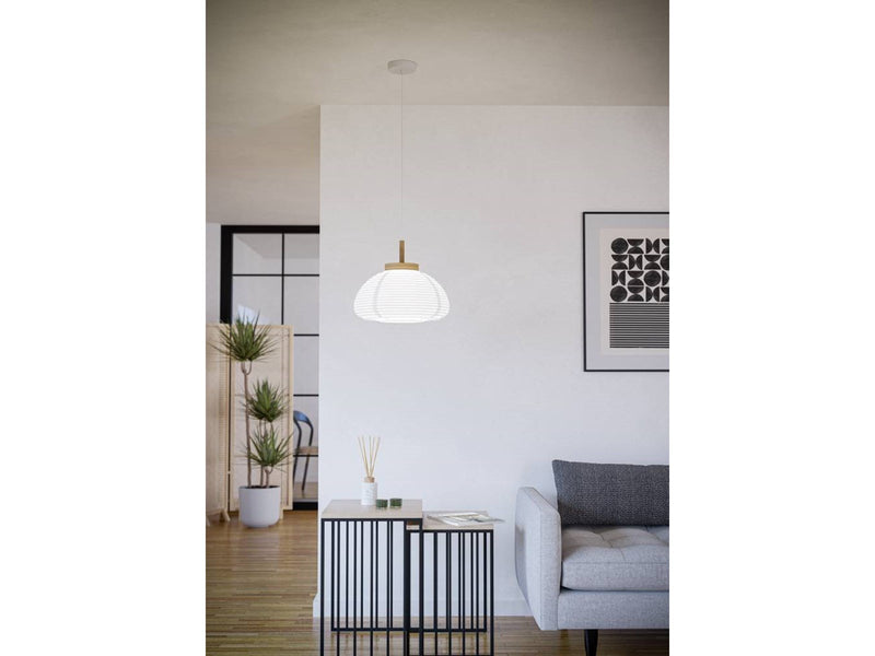 EGLO SUMMERHILL pendant light white/wood