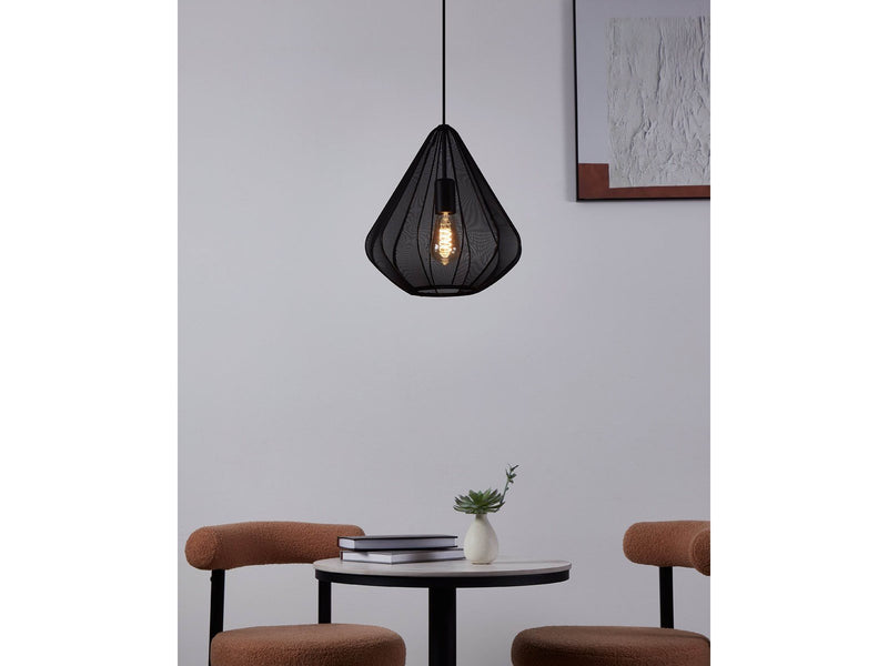 EGLO DOLWEN pendant light Ø335 mm black