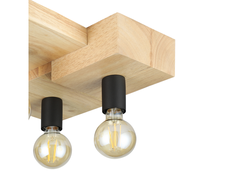 EGLO HALKIN ceiling lamp brown/black