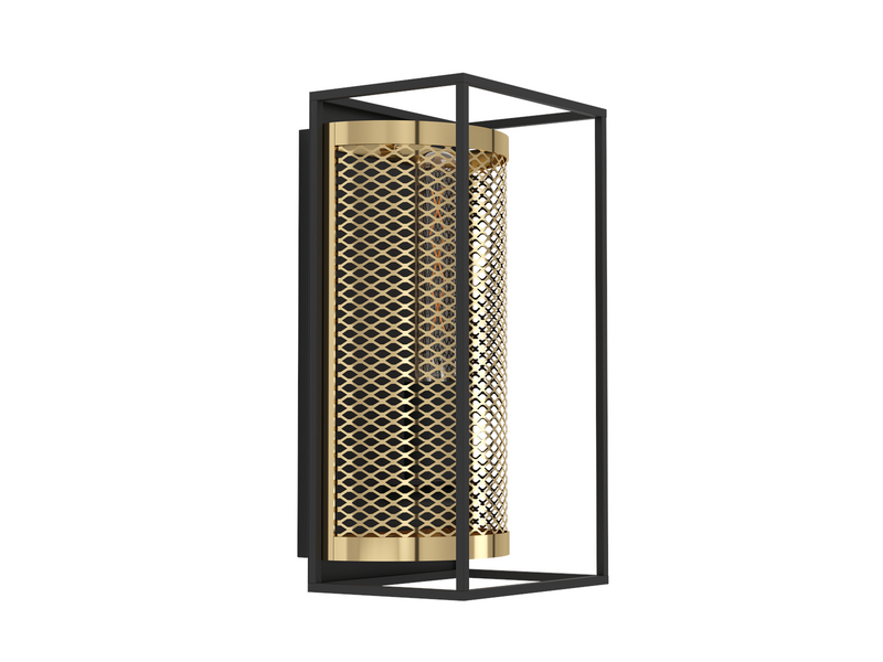 EGLO NOHALES wall lamp black/brass