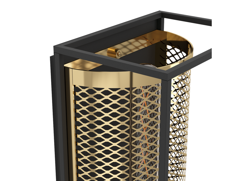 EGLO NOHALES wall lamp black/brass