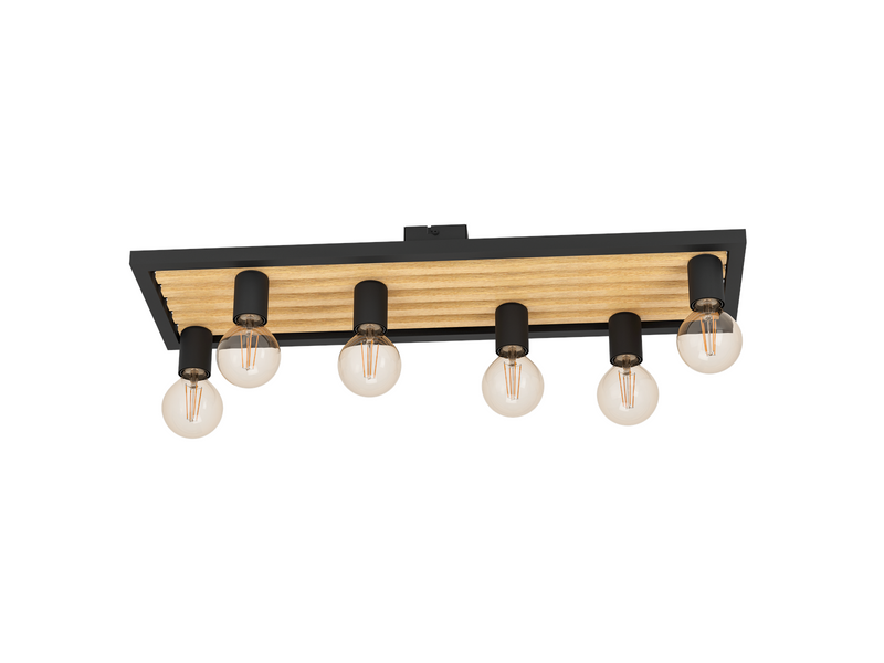 EGLO CONSETT ceiling lamp black/brown