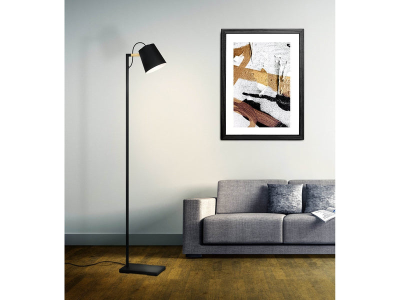 EGLO LACEY floor lamp black/brown