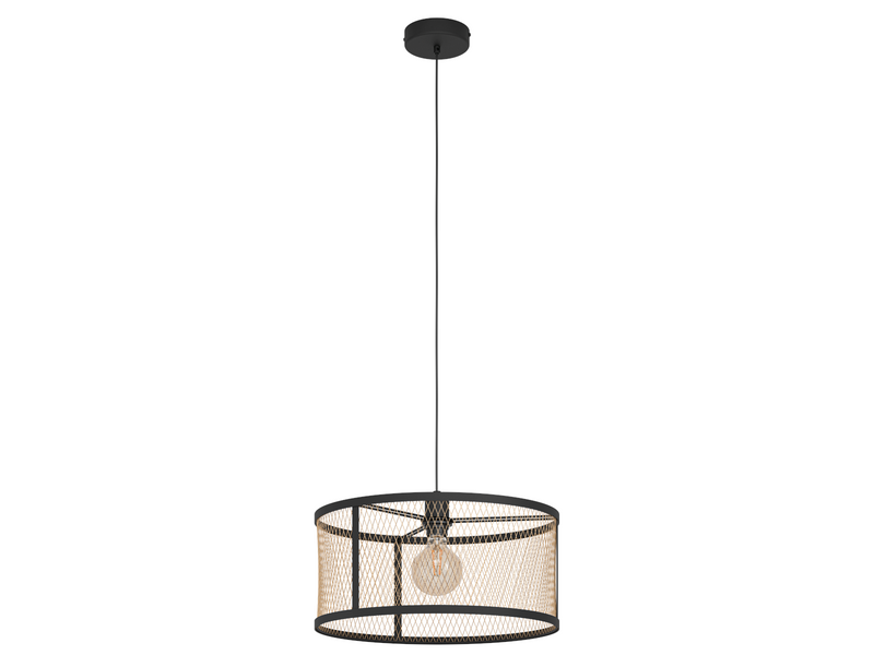 EGLO DELLOW pendant black/brass
