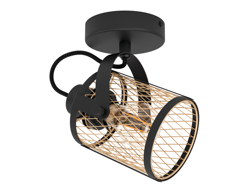 EGLO DELLOW spot black/brass