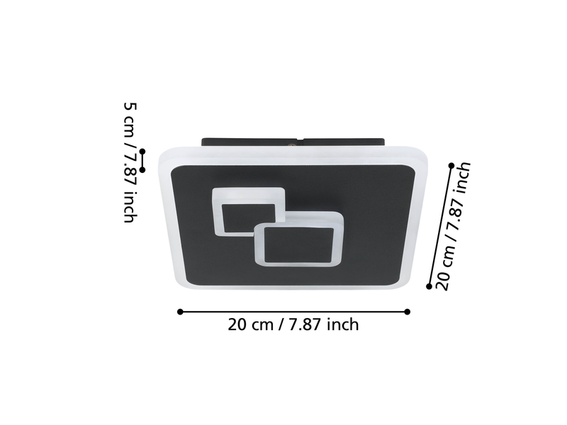 EGLO CADEGAL ceiling lamp black