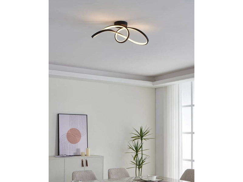 EGLO CALAROSSA-Z ceiling lamp black