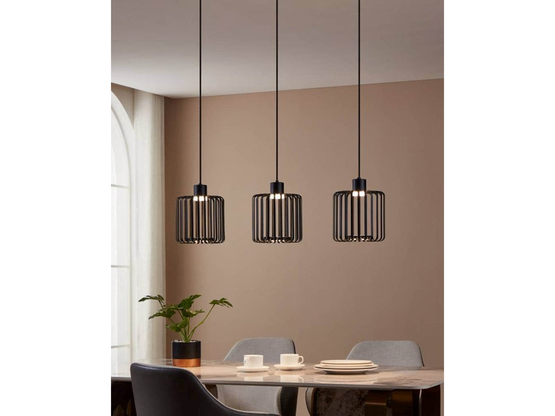EGLO GINESTRONE-Z long table pendant black