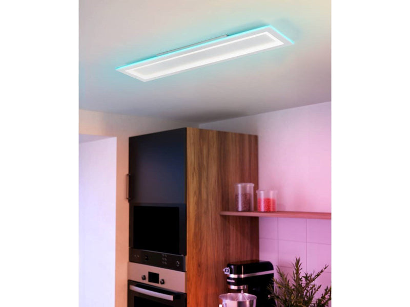 EGLO PADROGIANO-Z ceiling lamp 120x30 cm white