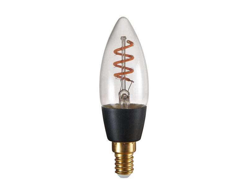 EGLO CONNECT-Z LED C35 Spiral 4W 2000K E27 smoky
