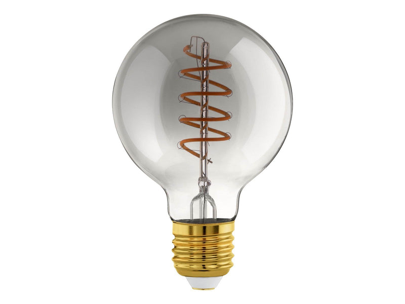 EGLO CONNECT-Z LED G80 Spiral 4W 2000K E27 smoky