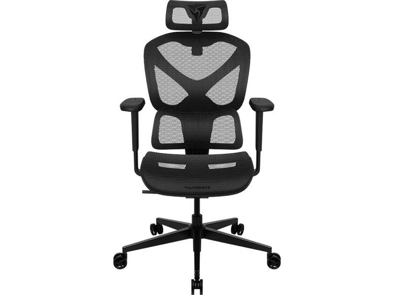 ThunderX3 YTC Mesh Black Gaming Stuhl - Schwarz - Mesh - 123 kg