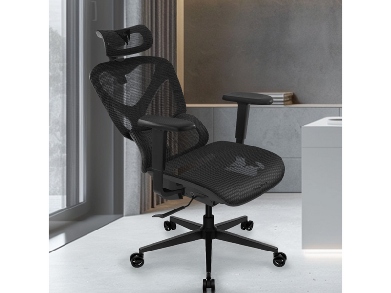 ThunderX3 YTC Mesh Black Gaming Stuhl - Schwarz - Mesh - 123 kg