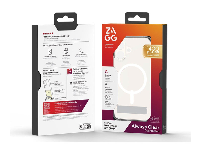 ZAGG Crystal Palace Snap for Apple iPhone 16