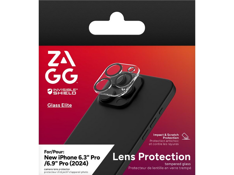 ZAGG InvisibleShield Glass Elite for Apple iPhone 16 Pro