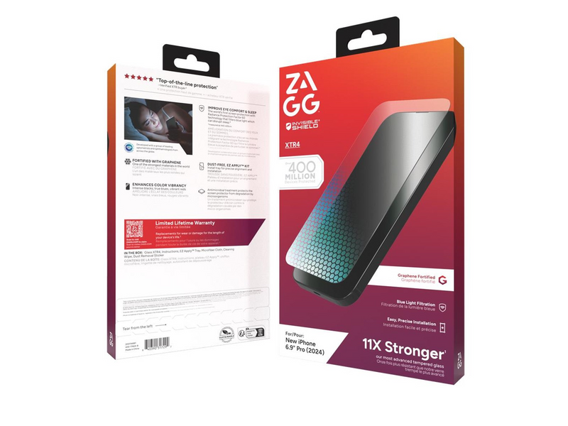ZAGG InvisibleShield Glass XTR4 for Apple iPhone 16 Pro Max