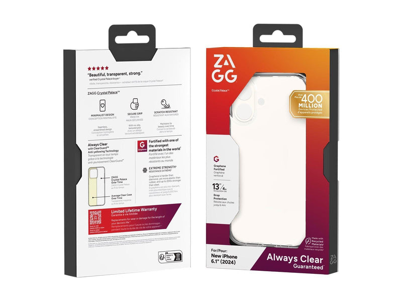 ZAGG Crystal Palace for Apple iPhone 16