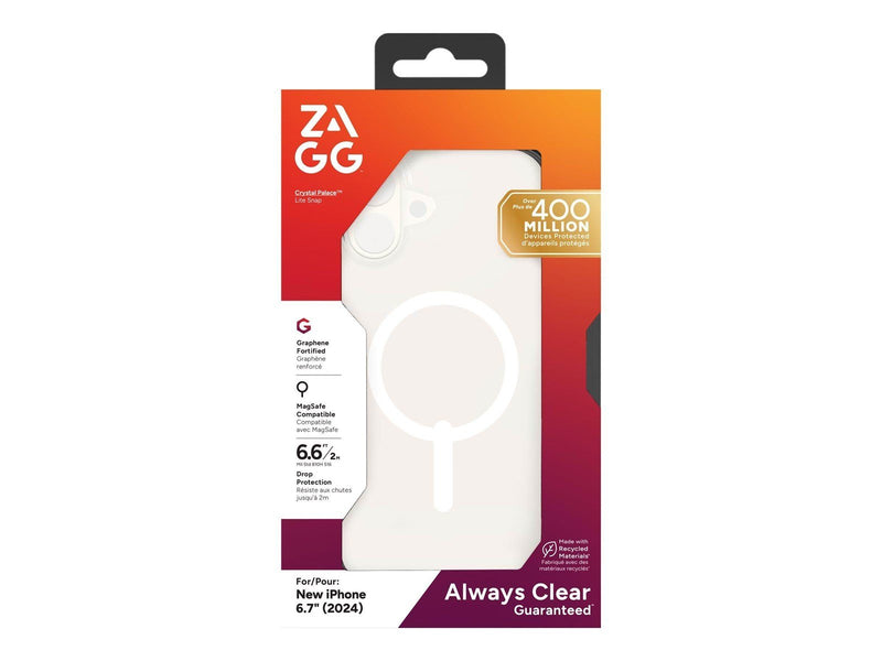ZAGG Crystal Palace Lite Snap for Apple iPhone 16 Plus