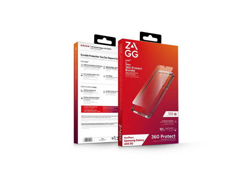 ZAGG Luxe & Glass 360 for Samsung Galaxy A55 5G