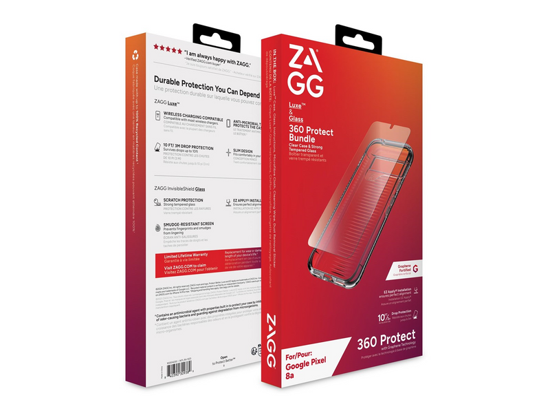 ZAGG Luxe & Glass 360 for Google Pixel 8a